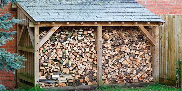 firewood storage